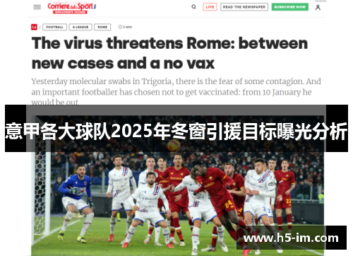意甲各大球队2025年冬窗引援目标曝光分析